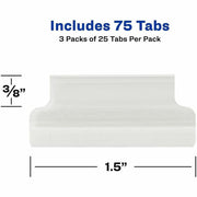 Avery® Index Tabs with Printable Inserts, 1 Pack