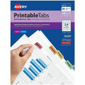 Avery Printable Repositionable Tabs, Assorted, 96 / Pack, AVE16281