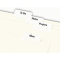 Avery Printable Repositionable Tabs, White, 80 / Pack, AVE16282