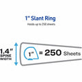 Avery Durable View 3 Ring Binder, Black, 8 1/2" Width x 11" Length, AVE17011