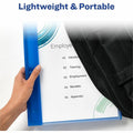 Avery Flexi-View 3 Ring Binders, Blue, 8 1/2" Width x 11" Length, AVE17670