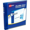 Avery Flexi-View 3 Ring Binders, Blue, 8 1/2" Width x 11" Length, AVE17670