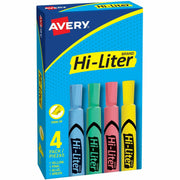 Avery® Hi-Liter Desk-Style Highlighters, 1 Box