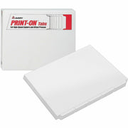 Avery® Print-On Tabs for High-Speed Copiers and Offset Presses, 5 Tabs, 1 Box