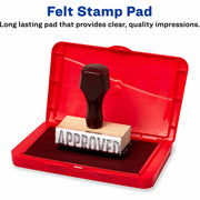 Carter's® Felt Black Stamp Pad, 2.75" x 4.27" (21081), 1 Each