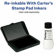 Carter's® Felt Black Stamp Pad, 2.75" x 4.27" (21081), 1 Each
