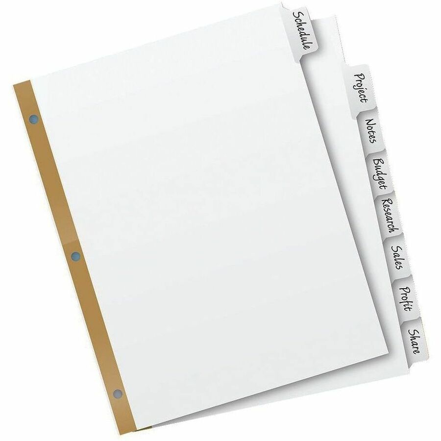 Avery® Big Tab Write & Erase Dividers 8 Tabs, 1 Set