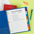 Avery Big Tab Write & Erase 8-Tab Dividers (23079), White, 1 Set, AVE23-079