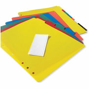 Avery® Plastic Tab Dividers w/ White Labels, 1 Set