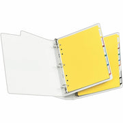 Avery® Plastic Tab Dividers w/ White Labels, 1 Set