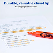 Avery® Desk-Style, Fluorescent Orange, 1 Count (24050), 1 Dozen