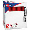 Avery Marks A Lot Jumbo Permanent Markers, 1 Dozen, AVE24147