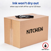 Avery® Marks A Lot Permanent Markers - Jumbo Desk-Style Size, 1 Dozen