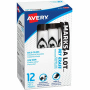 Avery® Desk-Style Dry Erase Markers, 1 Dozen