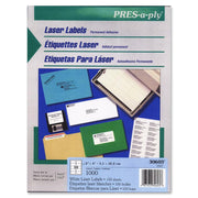 PRES-a-ply White Labels, 1 Box