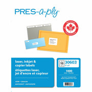 PRES-a-ply White Labels, 1 Box