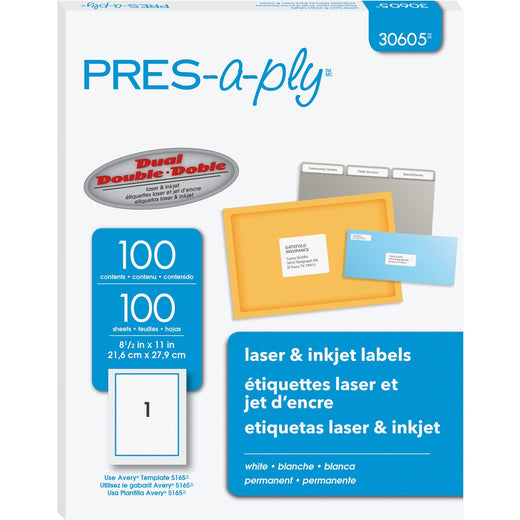 PRES-a-ply Labels, 1 Box