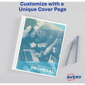 Avery White Presentation Book, 8 1/2" Width x 11" Length, AVE47671