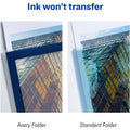 Avery Flexi-View Letter Pocket Folder, Navy Blue, 8 1/2" Width x 11" Length, AVE47696