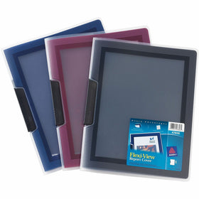 Avery Flexi-View Letter Report Cover, Assorted, 8 1/2" Width x 11" Length, 24 / Box, AVE47856