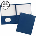 Avery Letter Report Cover, Dark Blue, 8 1/2" Width x 11" Length, 25 / Box, AVE47975