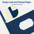 Avery Letter Report Cover, Dark Blue, 8 1/2" Width x 11" Length, 25 / Box, AVE47975