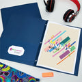 Avery Letter Report Cover, Dark Blue, 8 1/2" Width x 11" Length, 25 / Box, AVE47975
