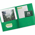 Avery Letter Report Cover, Green, 8 1/2" Width x 11" Length, 25 / Box, AVE47977