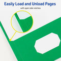 Avery Letter Report Cover, Green, 8 1/2" Width x 11" Length, 25 / Box, AVE47977
