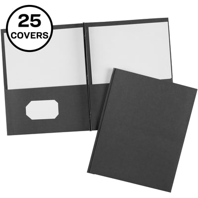 Avery Letter Report Cover, Black, 8 1/2" Width x 11" Length, 25 / Box, AVE47978