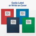 Avery Letter Report Cover, Red, 8 1/2" Width x 11" Length, 25 / Box, AVE47979