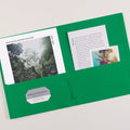 Avery Letter Pocket Folder, Green, 8 1/2" Width x 11" Length, 25 / Box, AVE47987