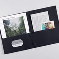 Avery Letter Pocket Folder, Black, 8 1/2" Width x 11" Length, 25 / Box, AVE47988