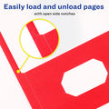 Avery Letter Pocket Folder, Red, 8 1/2" Width x 11" Length, 25 / Box, AVE47989