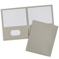 Avery Letter Pocket Folder, Gray, 8 1/2" Width x 11" Length, 25 / Box, AVE47990