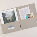 Avery Letter Pocket Folder, Gray, 8 1/2" Width x 11" Length, 25 / Box, AVE47990