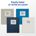 Avery Letter Pocket Folder, White, 8 1/2" Width x 11" Length, 25 / Box, AVE47991
