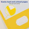 Avery Letter Pocket Folder, Yellow, 8 1/2" Width x 11" Length, 25 / Box, AVE47992