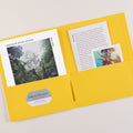 Avery Letter Pocket Folder, Yellow, 8 1/2" Width x 11" Length, 25 / Box, AVE47992