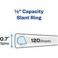 Avery Heavy-Duty Framed View Binder, 0.5" Slant Rings, Navy Blue, 8 1/2" Width x 11" Length, AVE68051