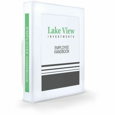Avery Heavy-Duty Framed View 3-Ring Binder, White, 8 1/2" Width x 11" Length, AVE68056