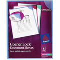 Avery Corner Lock Letter File Sleeve, Purple, 8 1/2" Width x 11" Length, 6 / Pack, AVE72262