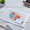 Avery The Mighty Badge by Letter File Wallet, Clear, 8 1/2" Width x 11" Length, 12 / Box, AVE72278