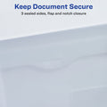 Avery The Mighty Badge by Letter File Wallet, Clear, 8 1/2" Width x 11" Length, 12 / Box, AVE72278