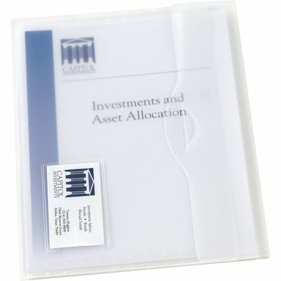 Avery Letter File Wallet, Clear, 8 1/2" Width x 11" Length, 12 / Box — view 1