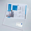 Avery The Mighty Badge by Letter File Wallet, Clear, 8 1/2" Width x 11" Length, 12 / Box, AVE72278