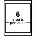 Avery Name Badges with Cords, 3" x 4", 100 Total (74459), White, 8 1/2" x 11", 100 / Box, AVE74459