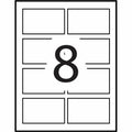 Avery Name Badges with Clips, 2.25" x 3.5", 100 Badges (74461), White, 8 1/2" x 11", 100 / Box, AVE74461