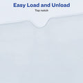 Avery Vinyl File Pocket, Transparent, 4" Width x 6" Length, 10 / Pack, AVE74806