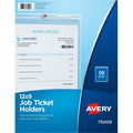 Avery Vinyl File Pocket, Clear, 9" Width x 12" Length, 10 / Pack, AVE75009